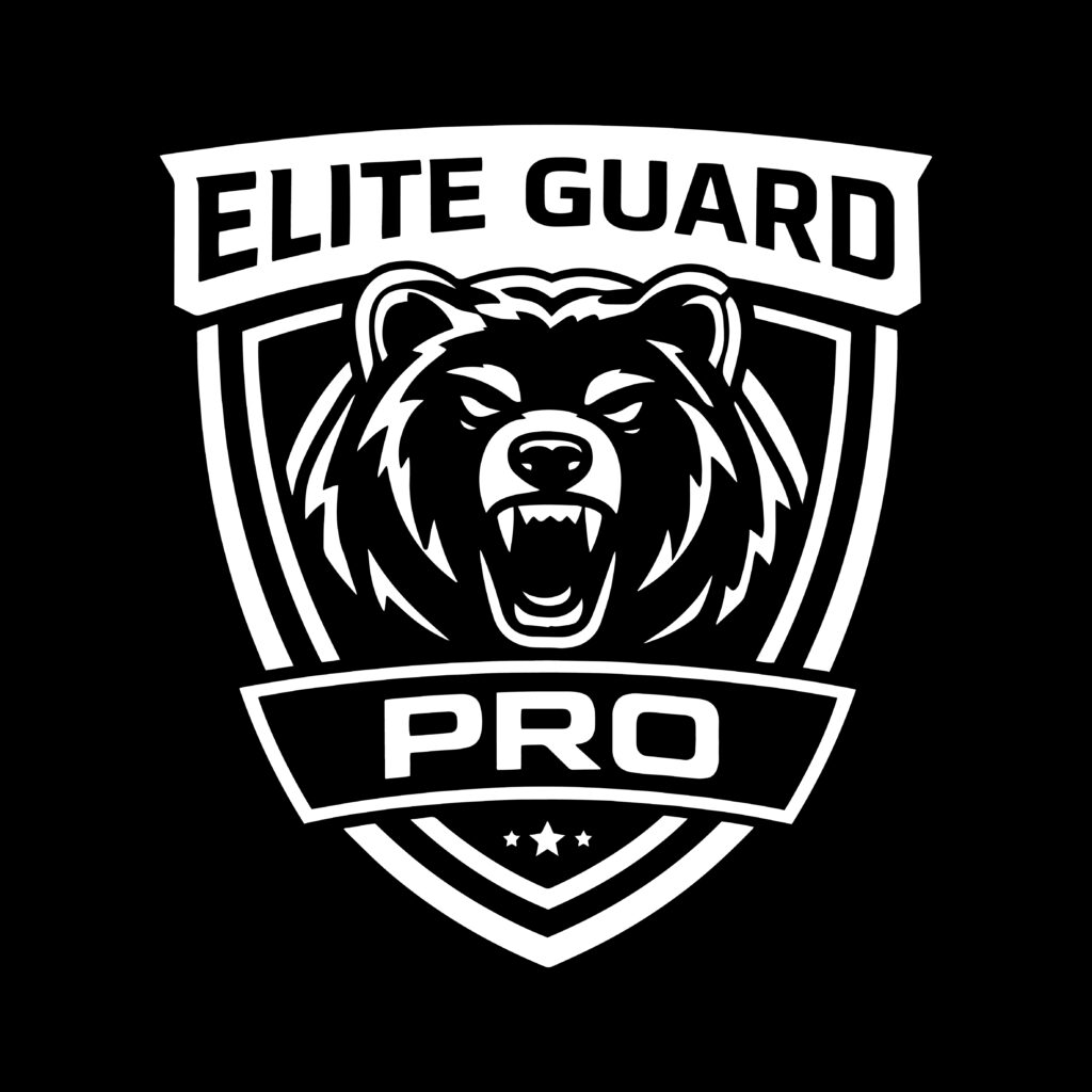 logo elite guard biaŁe